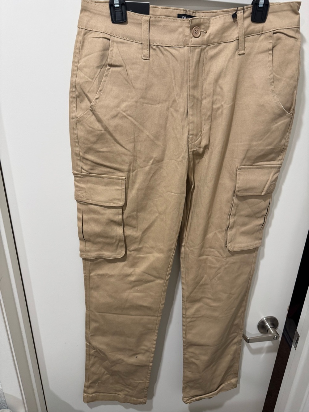 Men's Tan Cargo Pants - Unbranded